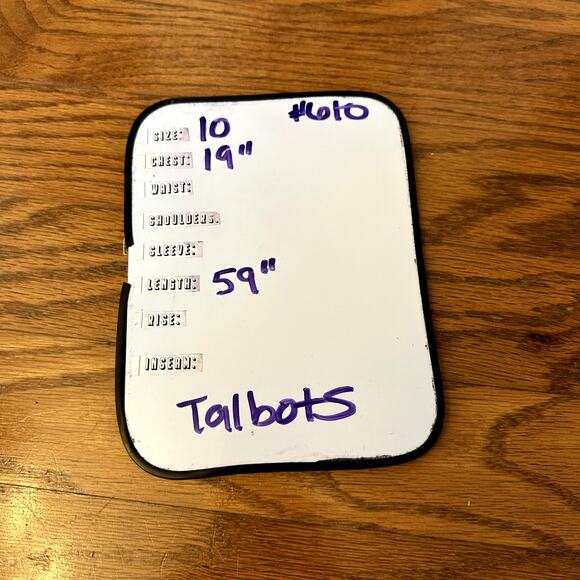 TALBOTS Black & White Floral Print Sleeveless V-Neck JUMPSUIT Sz  10 - Picture 9 of 9